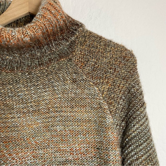 Prana Women’s XS Autum Rein Wool Blend Turtleneck Knit Sweater Pullover Brown - Picture 8 of 10
